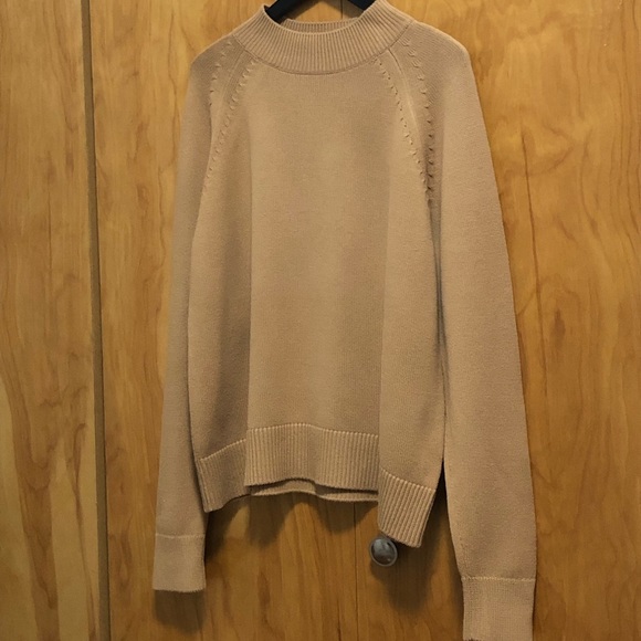 100% Organic Cotton Mockneck Sweater - Picture 3 of 4